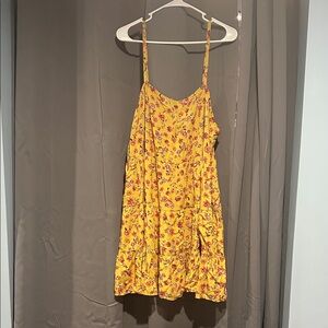 Old Navy Yellow Floral Dress